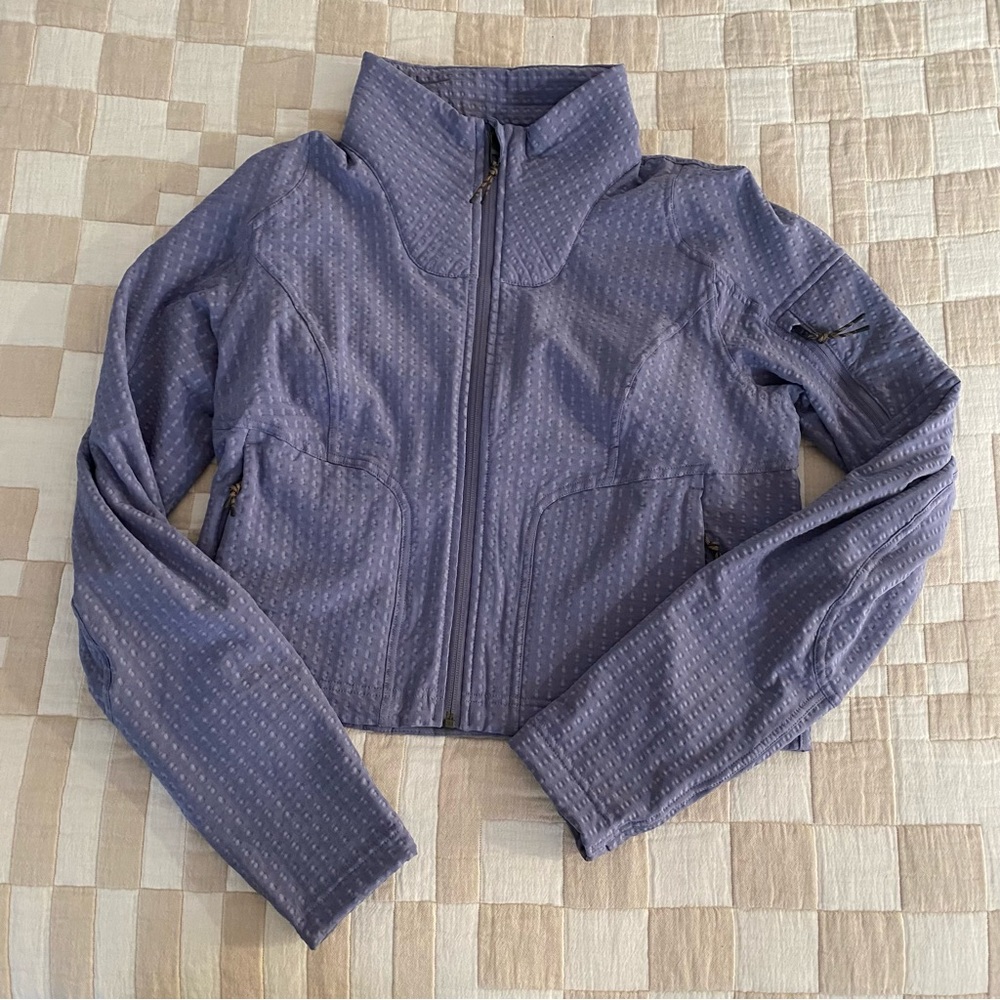 lululemon Cropped Fleece Water Repellant Hiking Jacket